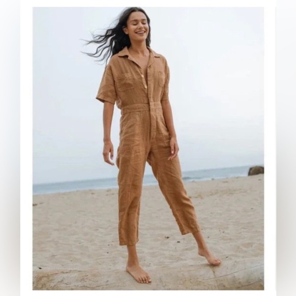 MATE the Label Pants - MATE Linen Jumpsuit